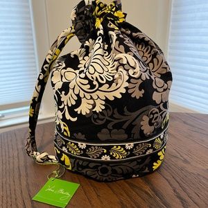 Vera Bradley - NWT - Ditty Bag, “Baroque” Print - Plastic Lined Drawstring Pouch